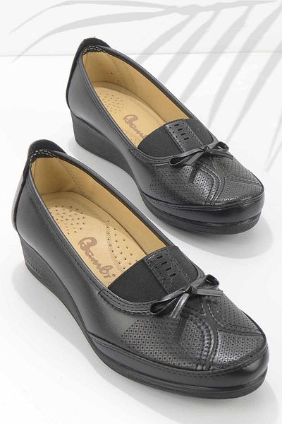 Bambi Schwarz Damen Freizeitschuhe K 01621072009