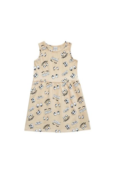 LOVETTI Always Happy Girl's Pattern Sleeveless Dress