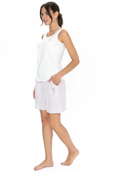 U.S. Polo Assn. 20021 Striped Thick Strap Sports Shorts Set