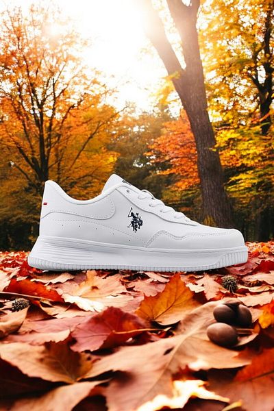 U.S. Polo Assn. A 1140705   Tenis alb casual pentru femei