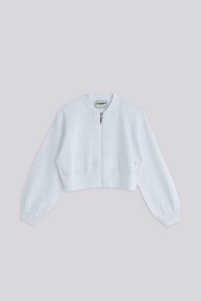 Iceberg Bg Store Girl's White Cardigan