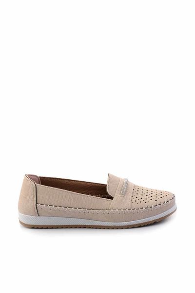 Bambi Beige Women's Ballerinas - K01621724009 Model