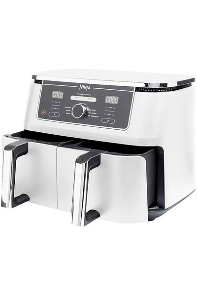 NINJA Friteuza cu aer cald Ninja AF400EUWH, 2470W, 9.5l, 6 programe (Alb)