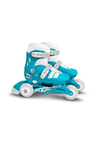 Homio Role reglabile 2 in 1 pentru copii, Homio, albastru, marimea 30-33, Skids Control