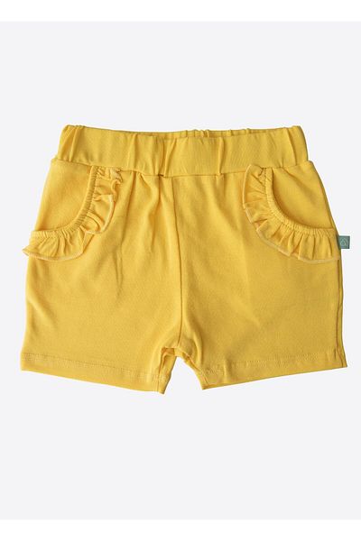 kitikate Yellow-Pink Organic Mellow 2-Piece Shorts