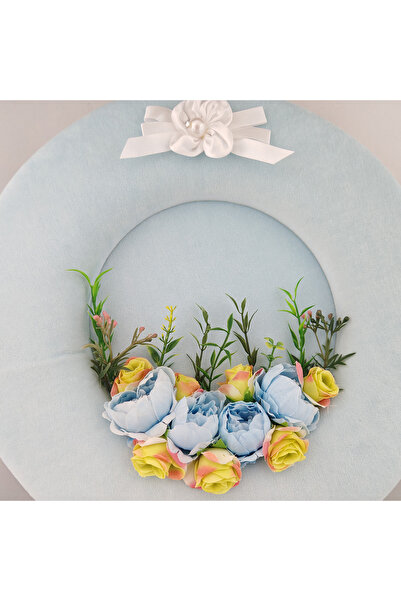 BİG STORE Baby Shower Kapı Süsü ve Çiçekli Taç Seti