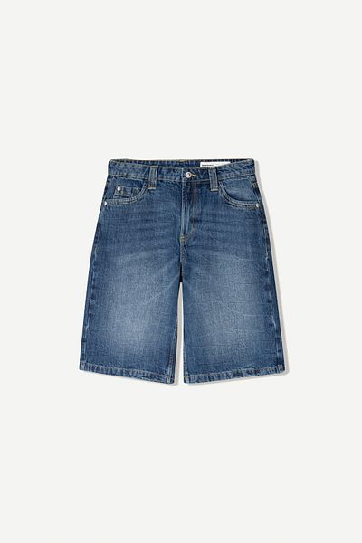 Bershka Baggy denim shorts
