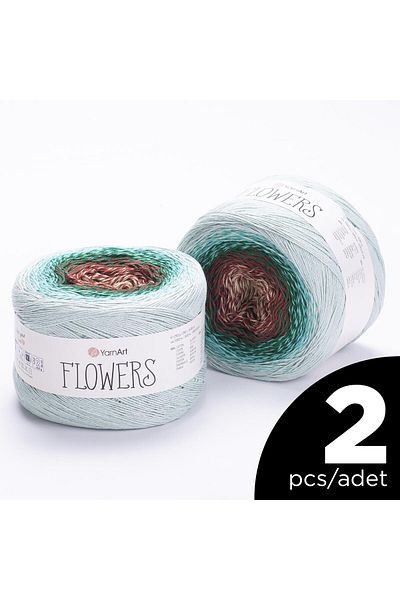 Yarnart Flowers - Ebruli - 318 - 2 Pieces