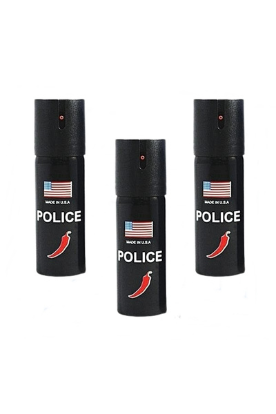 Depox Sada 3 paralyzujících sprejů USA Police Chili, IdeallStore, 60 ml, včetně pouzdra