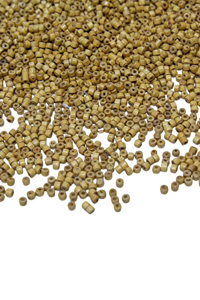 Serhat Aksesuar ve El İşçilik خرز خشبي اسطواني 5 مم لون خام 50 جرام