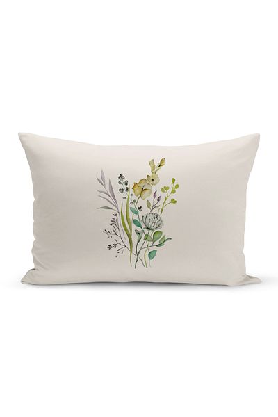 Bertille Home Flower Spring Series Κάλυμμα μαξιλαριού με ψηφιακή εκτύπωση διπλής όψης (Άνοιξη)