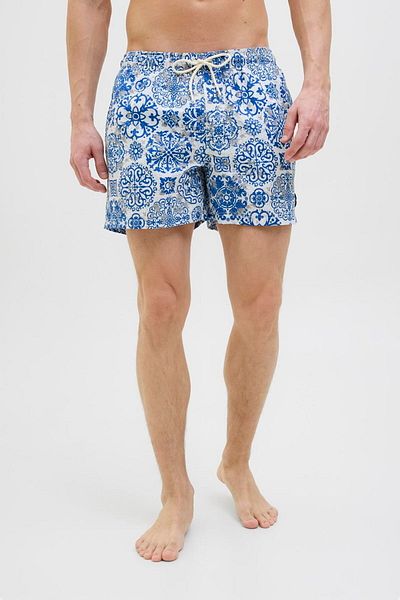 Jack & Jones Men's Patterned Swim Shorts - Maui
