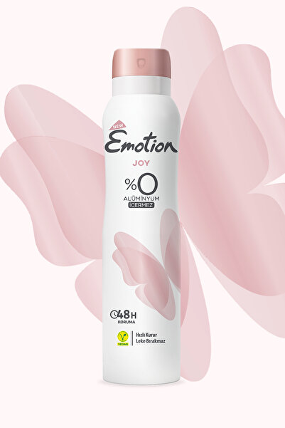 Emotion Joy Kadın Vegan Deodorant 4x150 Ml Hızlı Kurur, Leke Bırakmaz