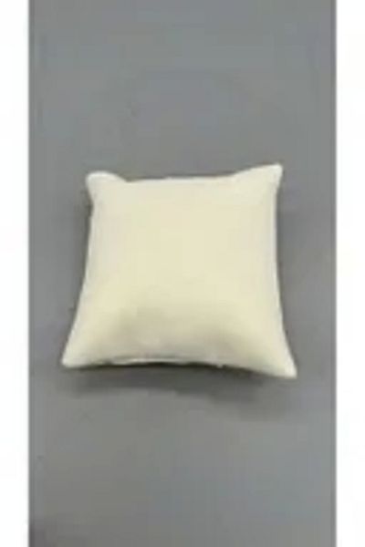 MeGass Dekor Εγχώριας παραγωγής Suede Fabric Cream Χρώμα 5 τεμαχίων 8/8 cm Μαξιλάρι κοσμήματος