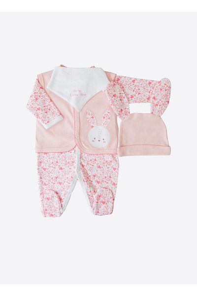 kitikate Pink Organic Kiki Set of 4