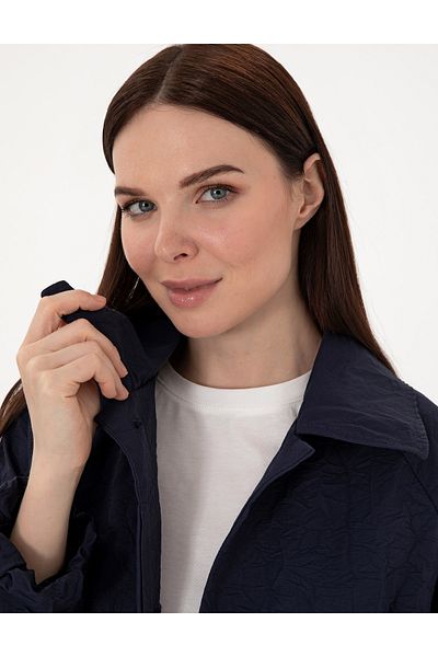 Pierre Cardin Navy Blue Trench Coat 50300874 -Vr033