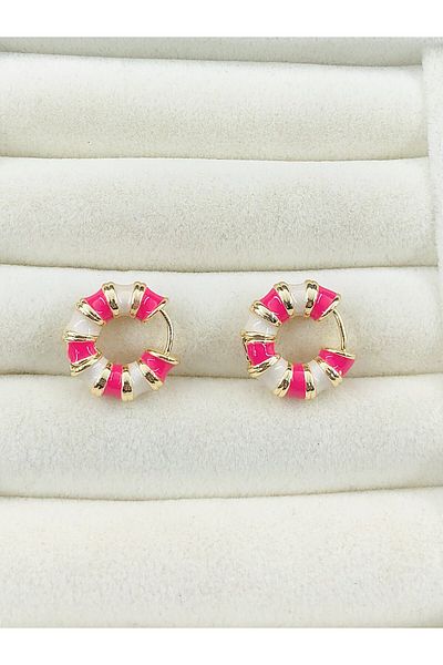 DS DİAMONDSHOP Mineli Halka Earrings Bykp- 202505699   New Season