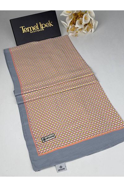 Siyane Patterned Cotton Fabric Shawl 75X190 cm