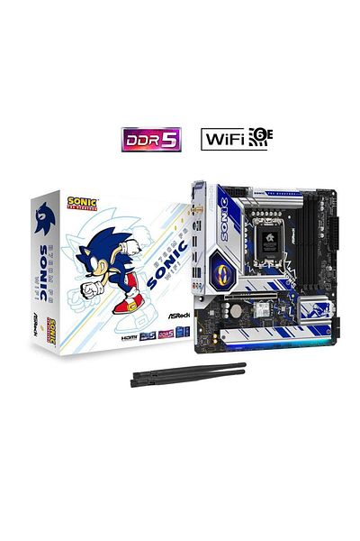 ASROCK AsRock B760M PG Sonic WiFi, LGA1700, 4xDDR5, max 7200MHz, 3xM.2, HDMI, DP, microATX