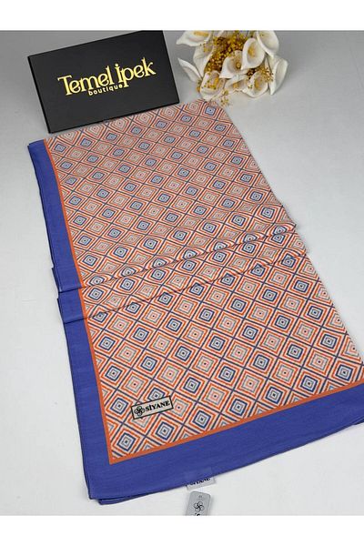 Siyane Patterned Cotton Fabric Shawl 75X190 cm