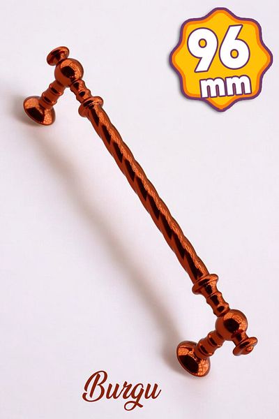 Badem10 Auger Roz (96MM-9.6CM) Mobilier metalic - Capac și mâner dulap sertar bucătărie