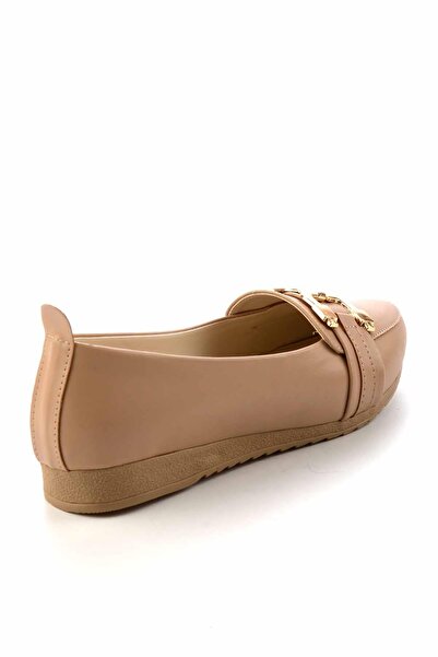 Bambi Nude Kadın Loafer Ayakkabı K01823020309