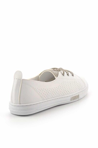 Bambi Bílé dámské boty pro volný čas K01855000109