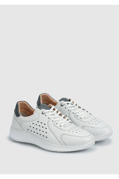 Eclipse Tenis de damă - piele albă