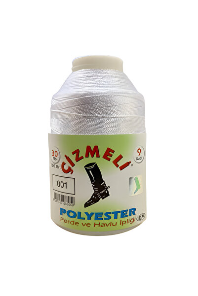çizmeli Çizmeli Polyester Perde ve Havlu İpliği No:30 100 gr