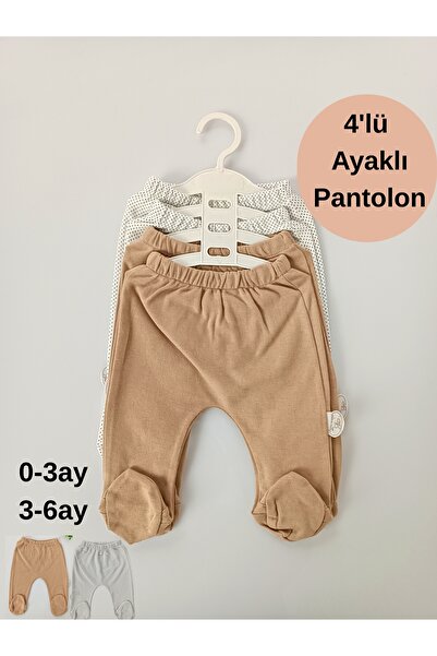 Tomuycuk Bebe بنطلون أطفال 4 أقدام 100% محلي 0-3 و3-6 أشهر ممطر / صبي / فتاة