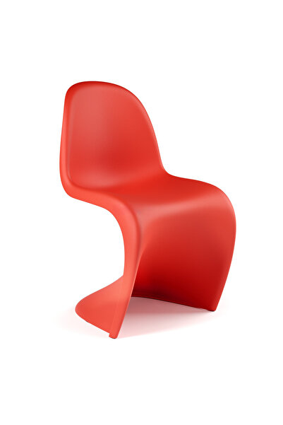 VitrA Panton Sandalye, Verner Panton Tasarımı, Modern Tek Parça Plastik Sandalye