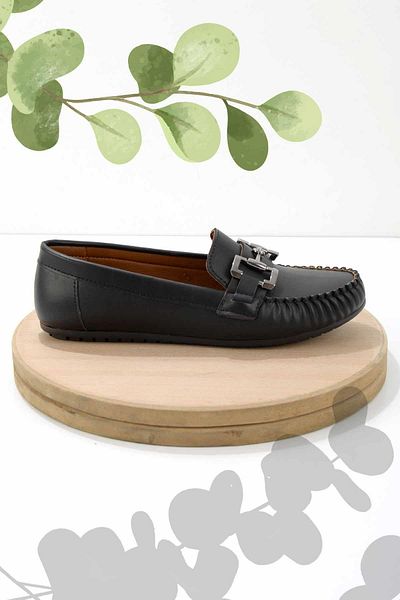 Bambi Black Women's Loafer Shoes01778166509