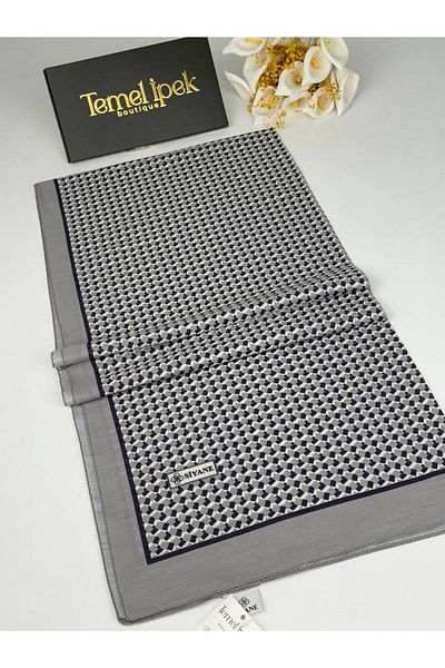 Siyane Σάλι από βαμβακερό ύφασμα με σχέδιο 75x190 cm