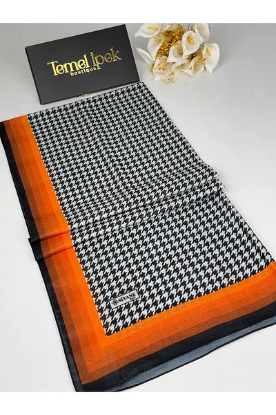 Siyane Patterned Cotton Fabric Shawl 75X190 cm