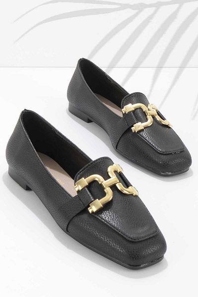 Bambi Schwarz Damen Loafer Schuhe K 01641166109