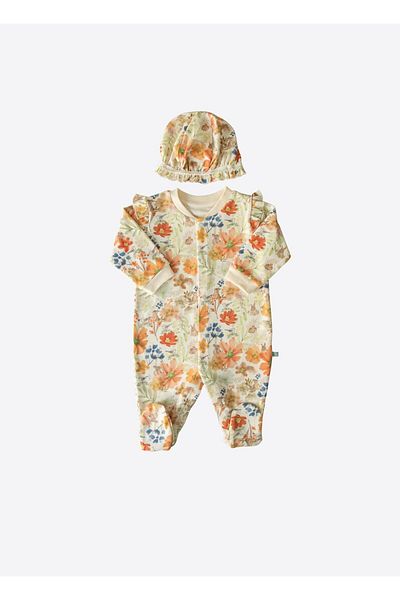 kitikate Organic Floom Hat Overalls