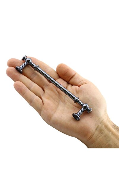 Badem10 Mobilier din metal afumat cu melc (128MM-12.8CM) Mânere pentru dulapuri de bucătărie