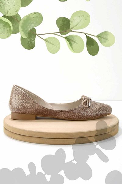 Bambi Baleriny damskie Mink Rose Snake Print01823071807