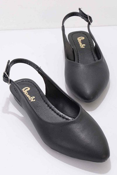 Bambi Schwarze Damen Ballerinas Ballerina01688010109