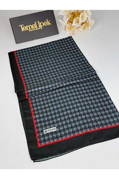 Siyane Σάλι από βαμβακερό ύφασμα με σχέδιο 75x190 cm