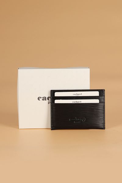 Cacharel 1983 Ware Men &Apos; S Wallet, Kakit and Black Analin