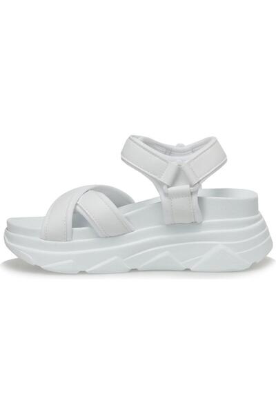 lumberjack GRITTY 3FX WHITE PADDED HEEL ANATOMICAL SANDALS