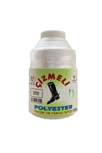 çizmeli Çizmeli Polyester Perde ve Havlu İpliği No:30 100 gr