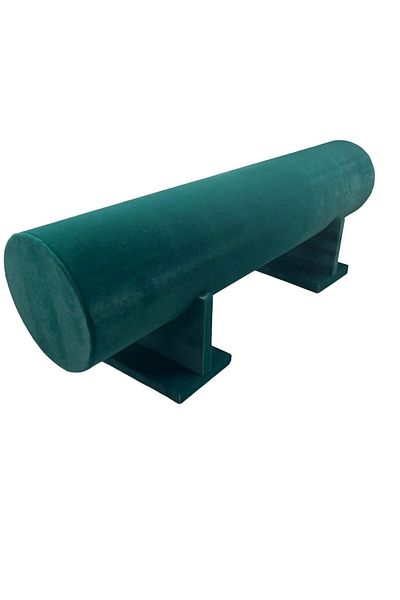 MeGass Dekor Țesătură de piele de căprioară de marime mare de producție internă Culoare verde 51 cm Stand coroană cu picioare