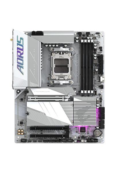 Gigabyte Placa de baza GIGABYTE B650E AORUS ELITE X ICE, AM5, DDR5, ATX, Wireless, Bluetooth