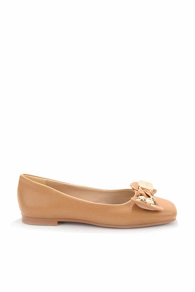 Bambi Camel Γυναικεία Loafer Παπούτσια Κ 01641121409