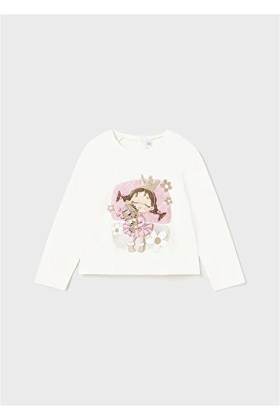MAYORAL Mayora lBaby Girl Sweatshirt مع شخصية فتاة 2010