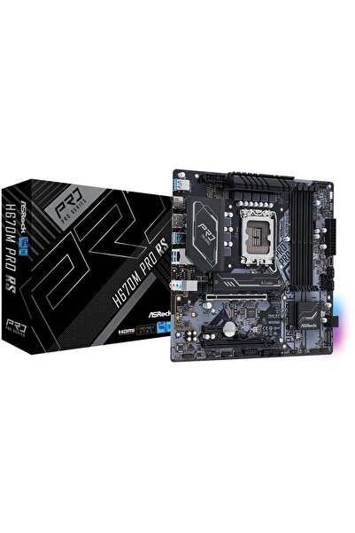 ASROCK Placa de baza ASRock H670M PRO RS, Socket 1700