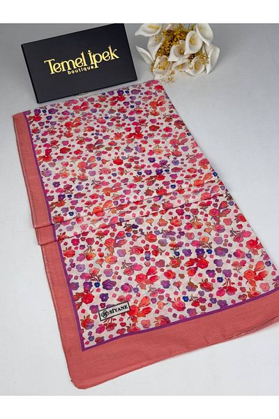 Siyane Patterned Cotton Fabric Shawl 75X190 cm