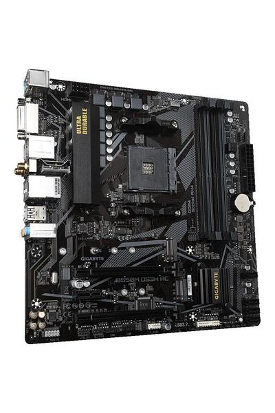 Gigabyte Motherboard Gigabyte B550M DS3H AC, AMD B550, AM4, mATX